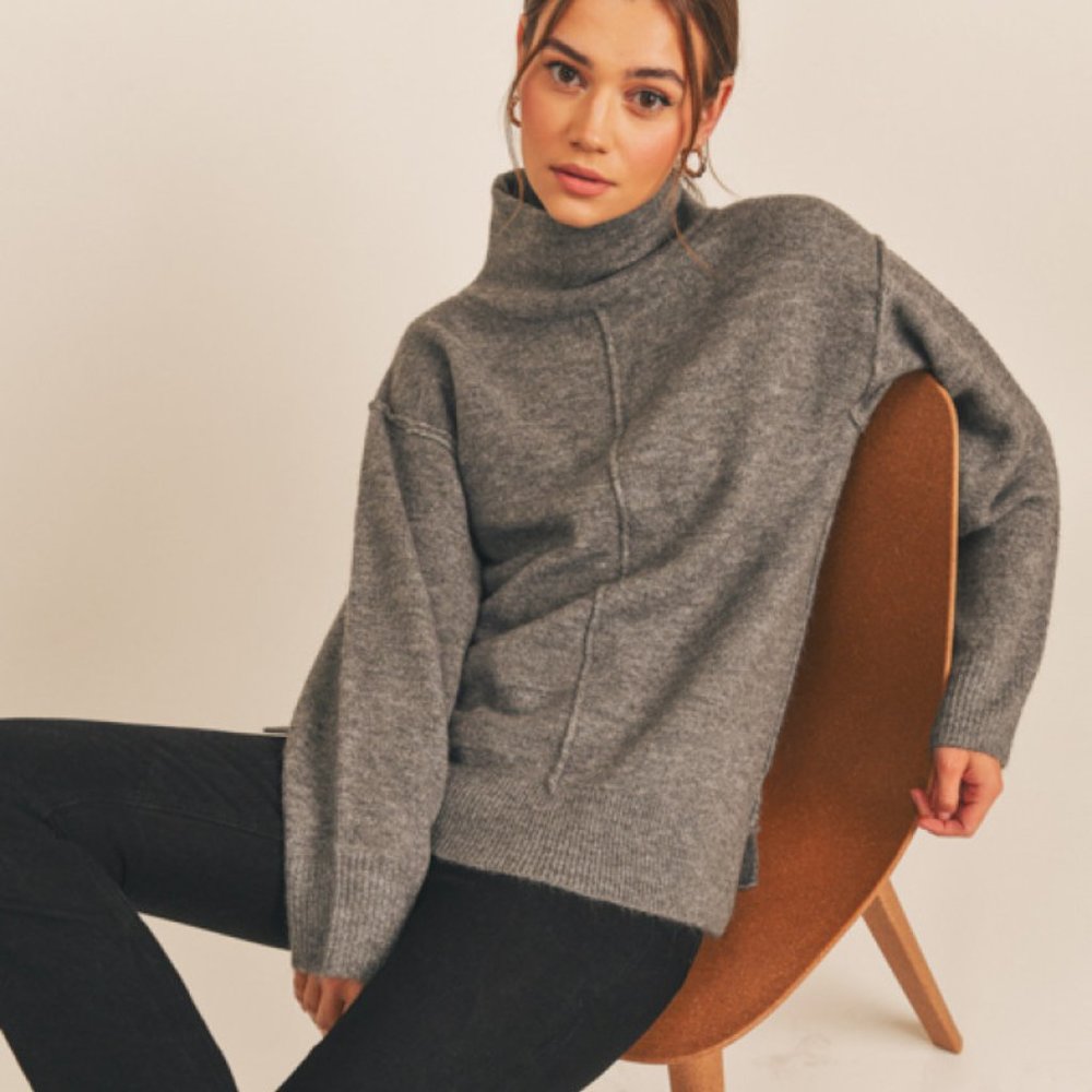 NWT  - Lush Turtleneck Sweater